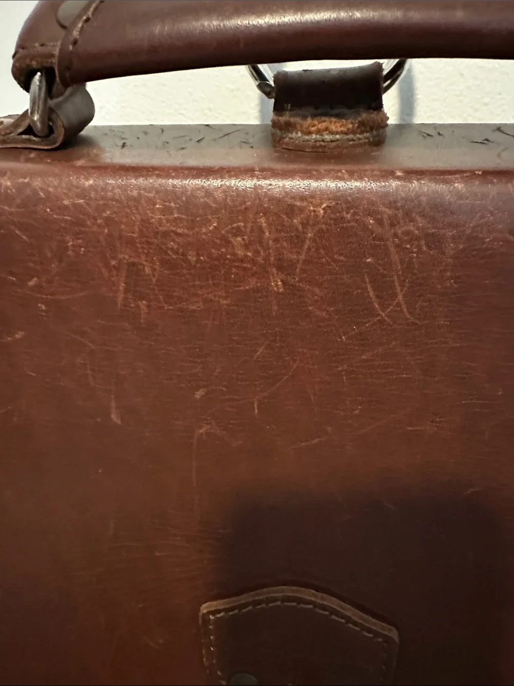 Saddleback Leather Co. Slim Briefcase Chestnut Full Grain Leather Messenger Bag